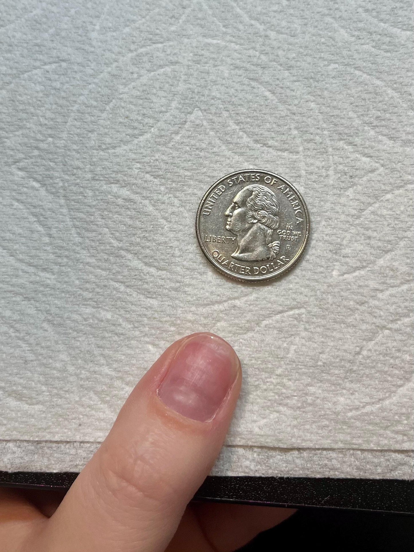 Blue Gingham Plaid Handpainted Press-On Nails